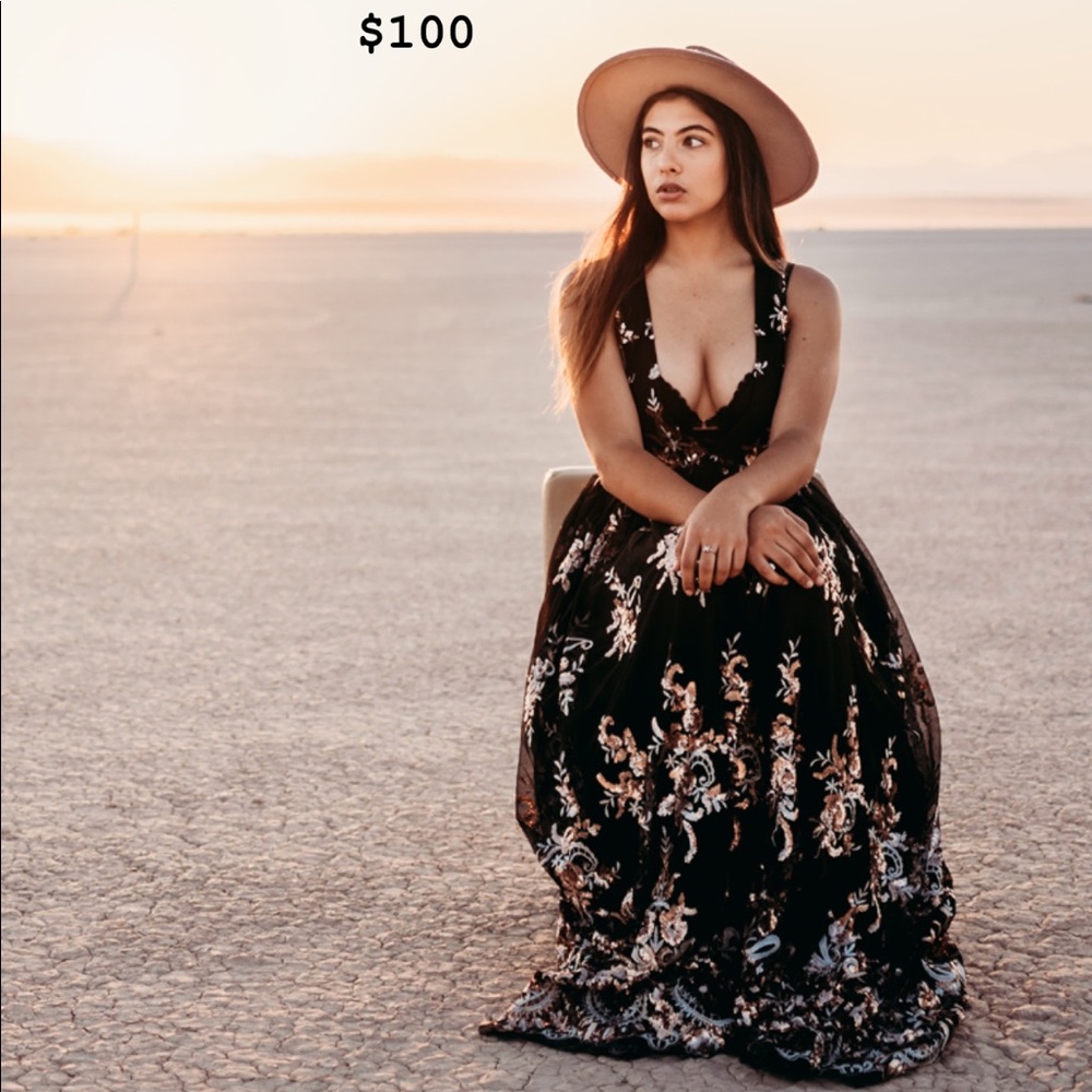 Southern Fried Chics Enchanted Nights Black Gown